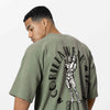Russell Oversized T-Shirt - Grün