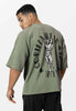 Russell Oversized T-Shirt - Grün
