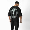 Russell Oversized T-Shirt - Schwarz