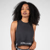 Colby Cropped Tank Top - Schwarz