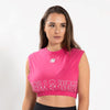Albion Oversized Crop Top - Pink