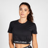 Colby Cropped T-Shirt - Schwarz