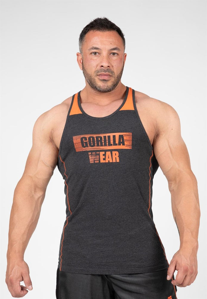 Wallace Tank Top - Grau/Orange
