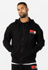 Classic Oversized Zipped Hoodie - Schwarz
