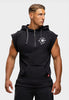 Huntley Sleeveless Hoodie - Schwarz