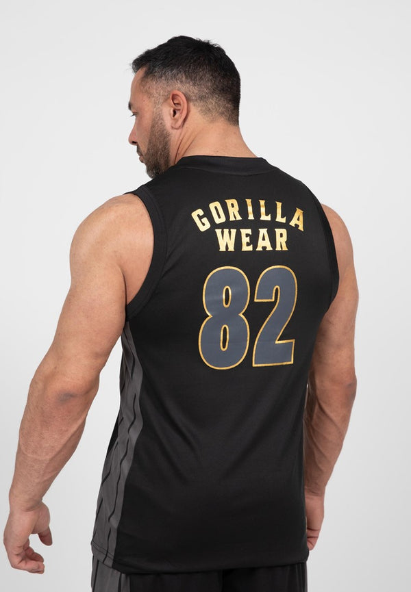 Orlando Jersey Tank Top - Schwarz/Gold