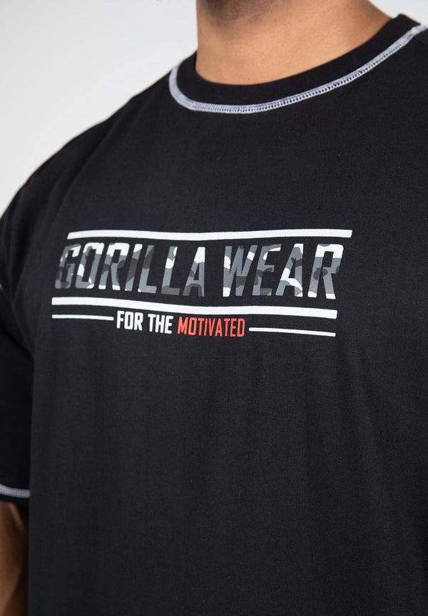 Saginaw Oversized T-Shirt - Schwarz