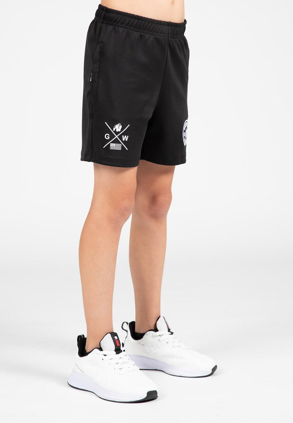 Vernon Kids Track Shorts - Schwarz