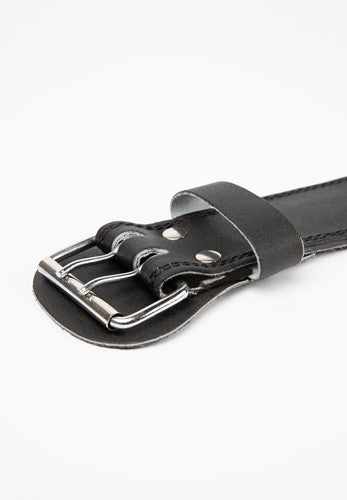 Gorilla Wear 4 Inch Padded Leather Lifting Belt - Schwarz/Rot