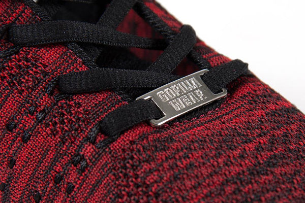 Brooklyn Knitted Sneakers - Rot/Schwarz
