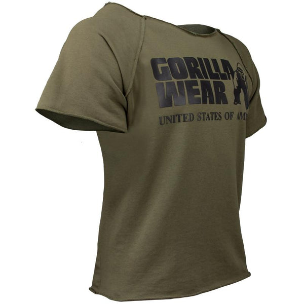 Classic Work Out Top - Armee Grün