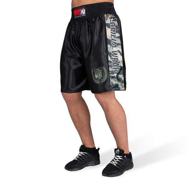 Vaiden Boxing Shorts - Armee Grün Camo