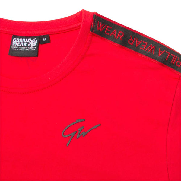 Chester T-Shirt - Rot/Schwarz