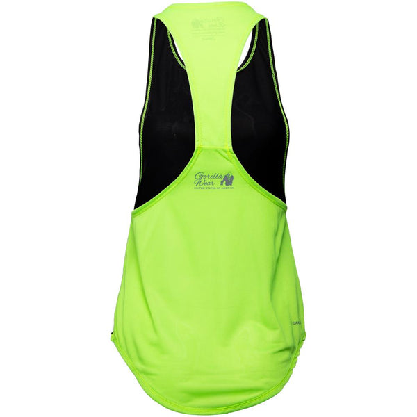 Florida Stringer Tank Top - Schwarz/Neon Lime