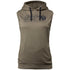 Selma Sleeveless Hoodie - Armee Grün