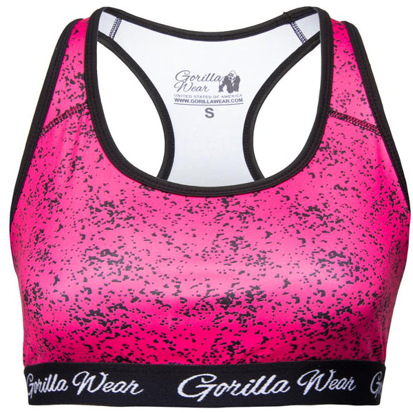 Hanna Sports Bra - Schwarz/Pink