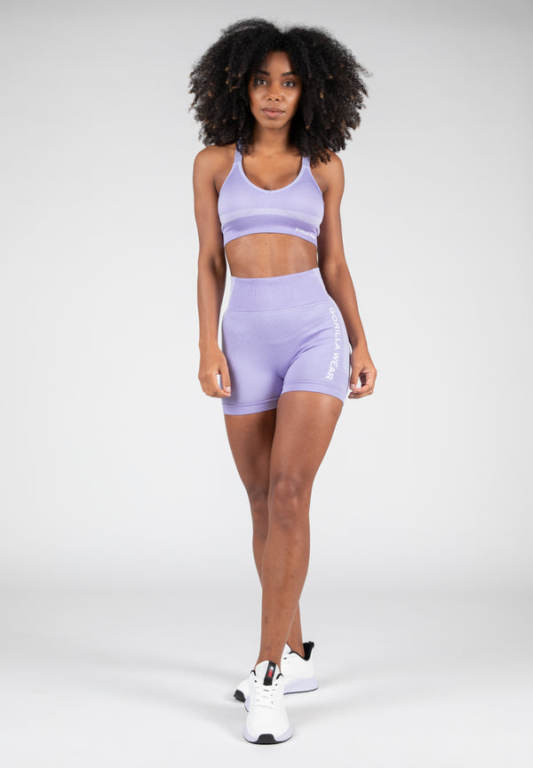 Selah Seamless Shorts - Lilac