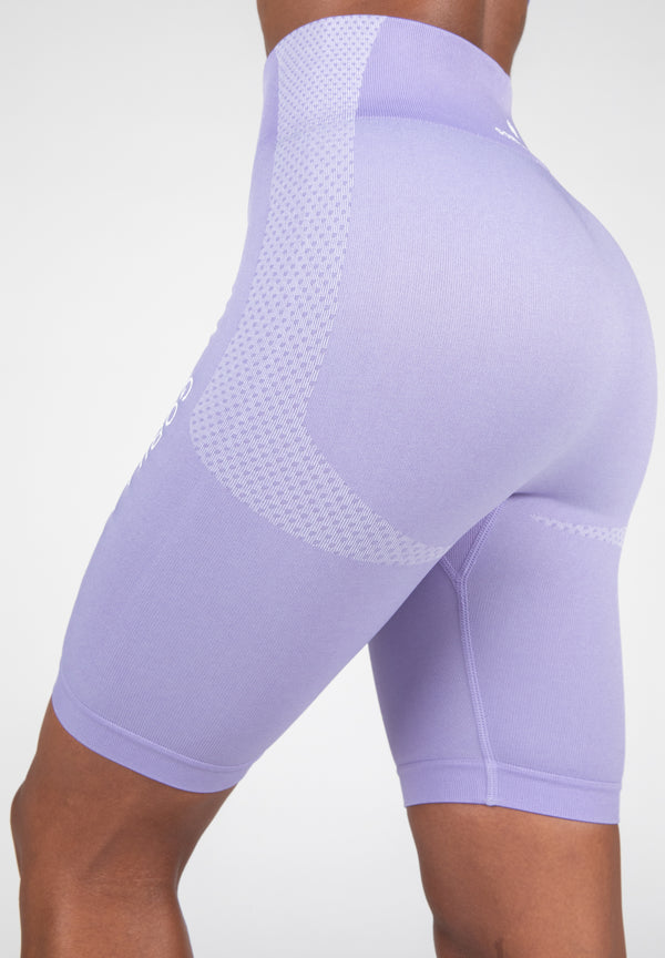 Selah Seamless Cycling Shorts - Lilac