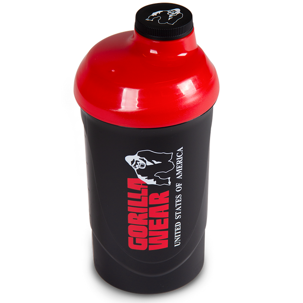 Gorilla Wear Wave Shaker 600ML - Schwarz/Rot