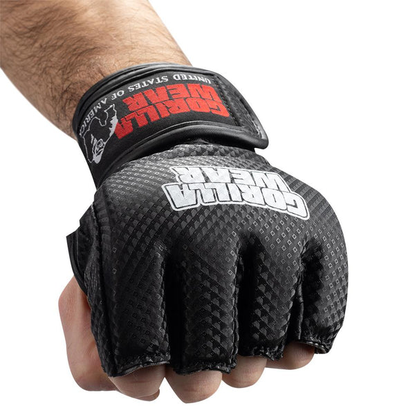 Berea MMA Gloves (ohne Daumen) - Schwarz/Weiss