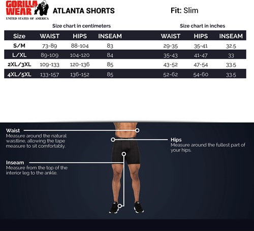 Atlanta Shorts - Schwarz/ Grau
