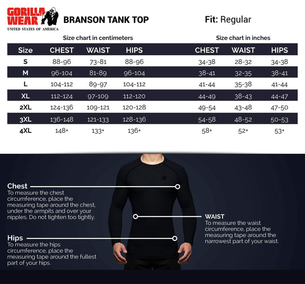 Branson Tank Top - Schwarz/Grau