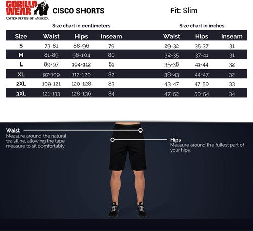 Cisco Shorts - Schwarz / Weiss
