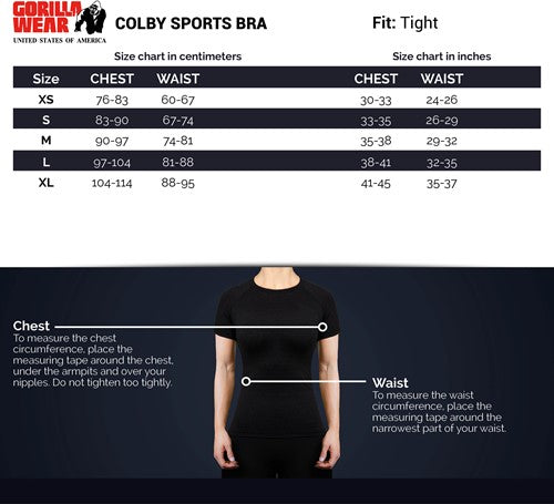 Colby Sports Bra - Schwarz