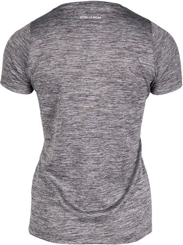 Elmira V-Neck T-Shirt - Grau