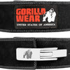 Gorilla Wear 4 Inch Leder Gurt  - Schwarz