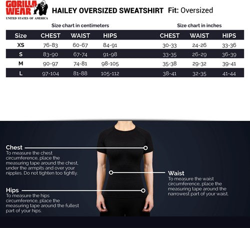 Hailey Oversized Sweatshirt - Grau Melange