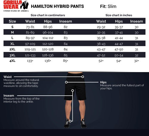 Hamilton Hybrid Pants - Schwarz