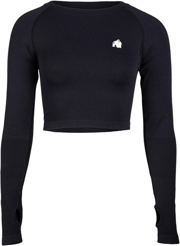 Hilton Seamless Long Sleeve - Schwarz