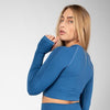 Hilton Seamless Long Sleeve - Blau