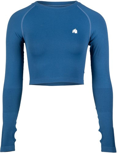 Hilton Seamless Long Sleeve - Blau