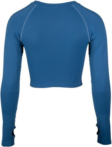 Hilton Seamless Long Sleeve - Blau