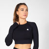 Hilton Seamless Long Sleeve - Schwarz