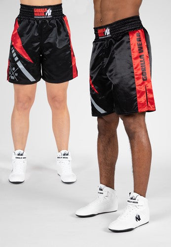 Hornell Boxing Shorts - Rot/Schwarz