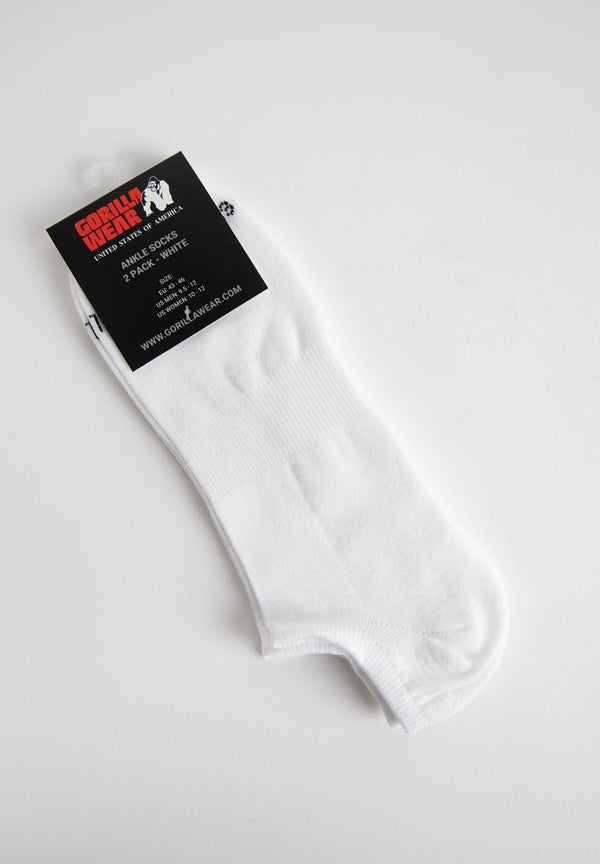 Ankle Socken Weiss - 2 Paar