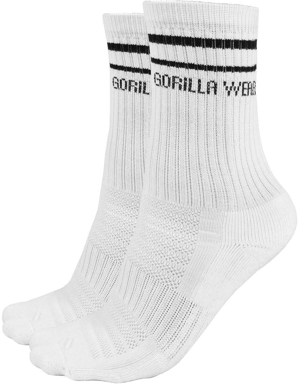 Crew Socken Weiss - 2 Paar