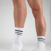 Crew Socken Weiss - 2 Paar