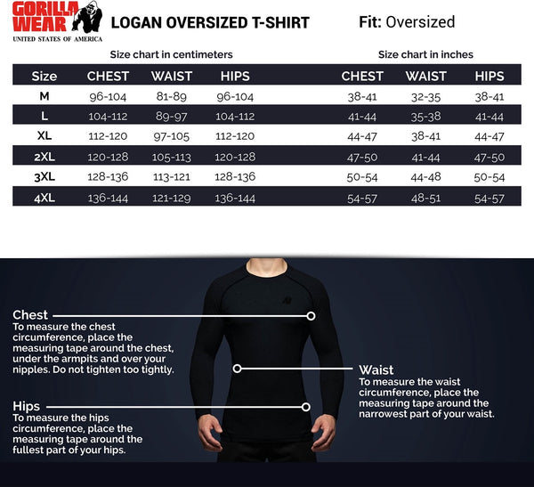 Logan Oversize Shirt - Beige/Schwarz