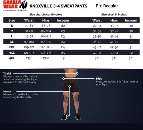 Knoxville 3/4 Sweatpants - Grau