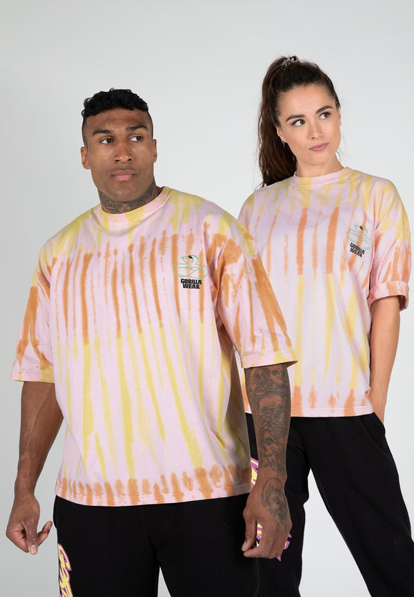 Legacy Oversized T-Shirt - Orange/Gelb/Pink