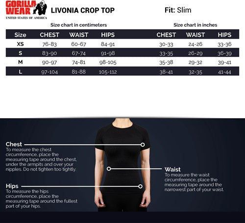Livonia Crop Top - Schwarz