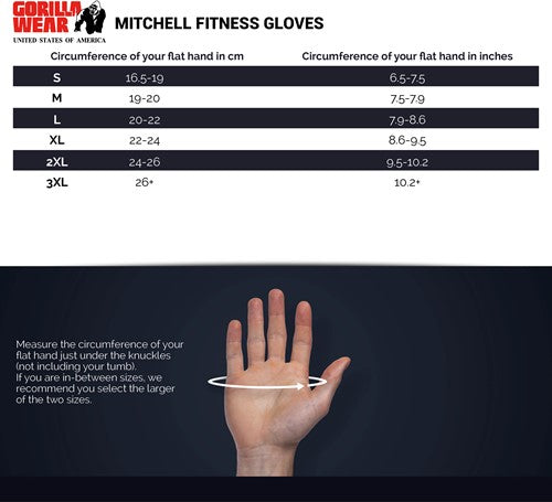 Mitchell Training Gloves - Schwarz/Blau