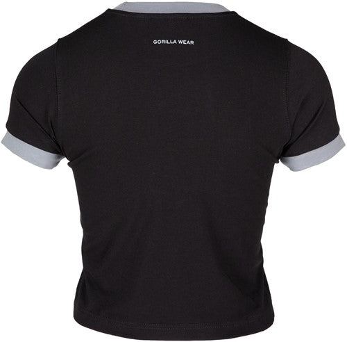 New Orleans Cropped T-Shirt - Schwarz
