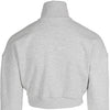 Ocala Cropped Half-Zip Sweatshirt - Grau