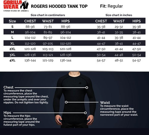 Rogers Hooded Tank Top - Arme Grün