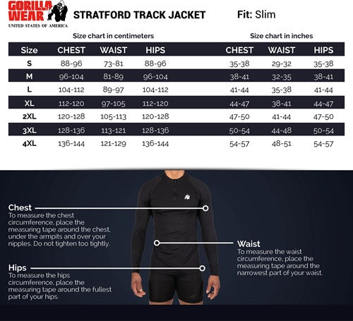 Stratford Track Jacket -Schwarz